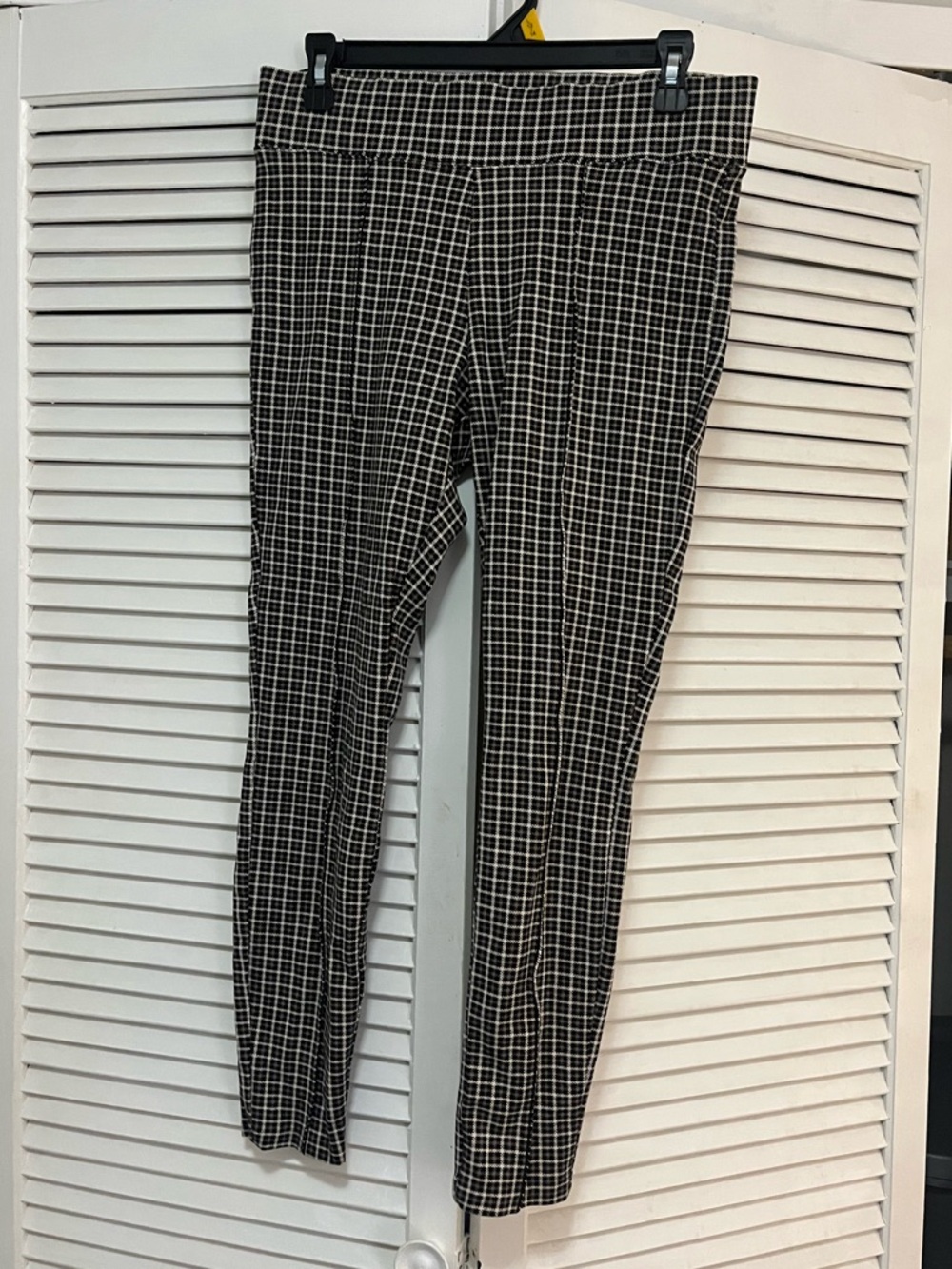 Old Navy Stevie High-Rise Plaid Ponte Pants - Size Medium